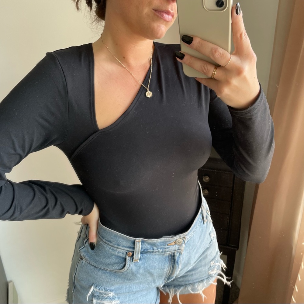 Abercrombie & Fitch black bodysuit